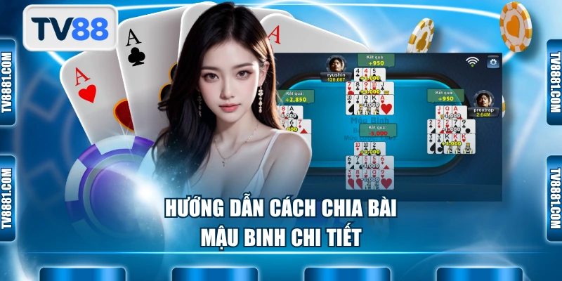 Hướng dẫn cách chia bài Mậu Binh chi tiết